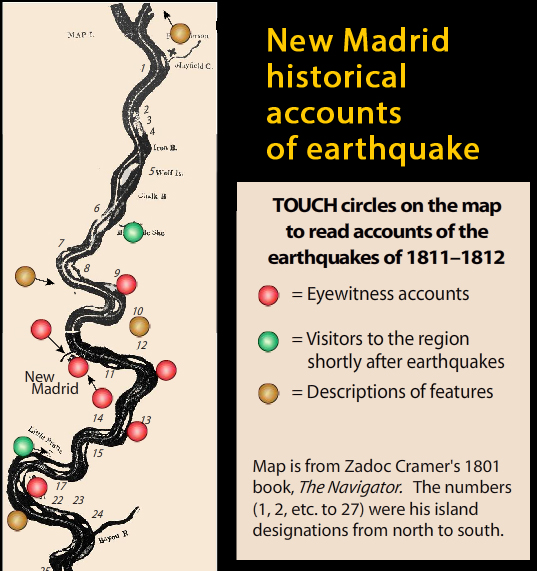 New Madrid Eyewitness Accounts Of 1811 12 Earthquakes Incorporated 