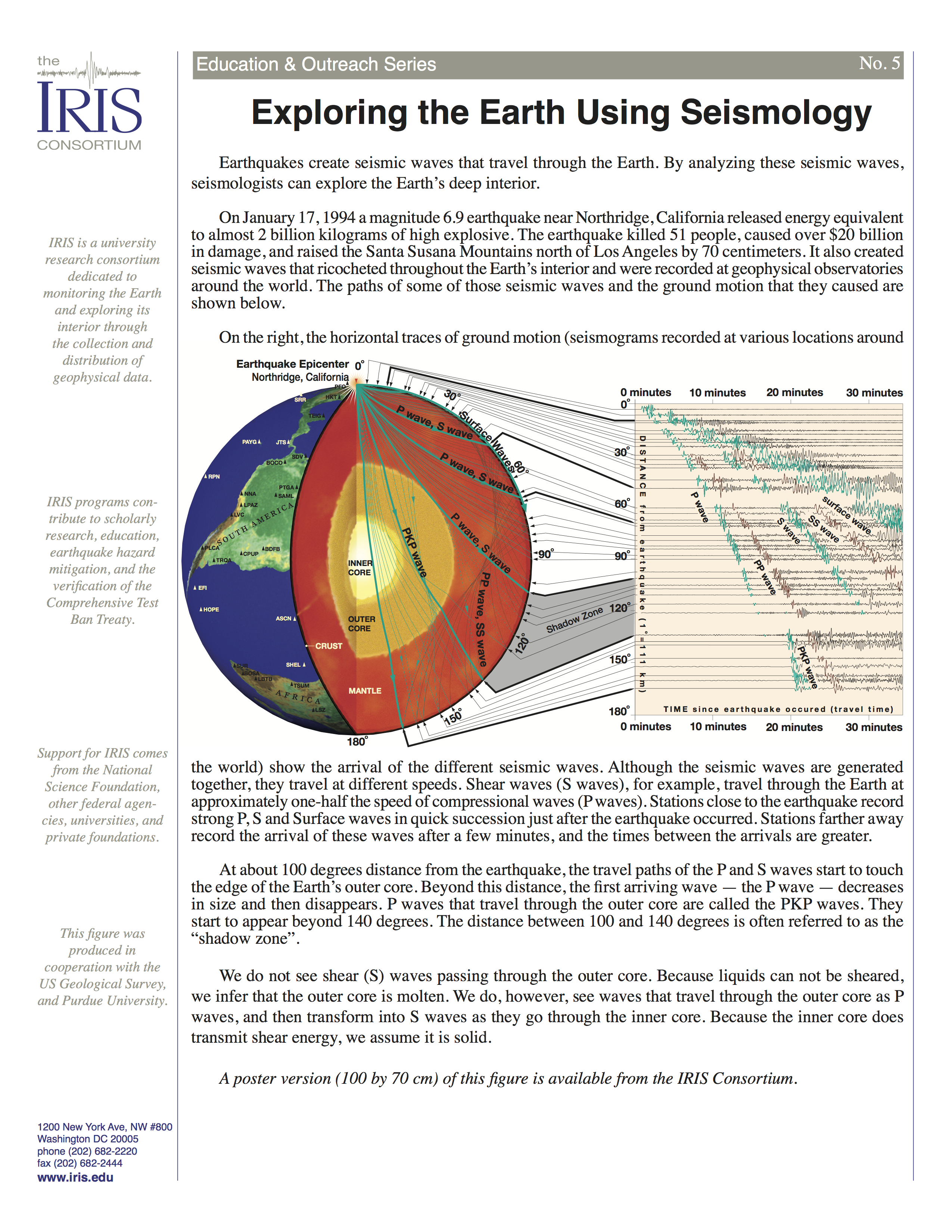 Exploring The Earth Using Seismology Incorporated Research