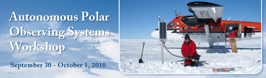 Autonomous Polar Observing Systems Workshop